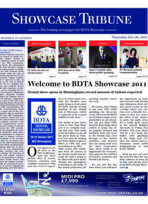 today Showcase Tribune BDTA Birmingham 20 Oct. 2011