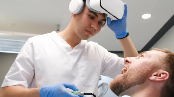 Virtual reality use in dentistry is increasing, with the global market projected to grow by 18%