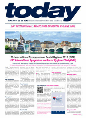 today 20th International Symposium on Dental Hygiene Basel 2016