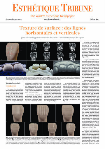 Esthétique Tribune France No. 1, 2023