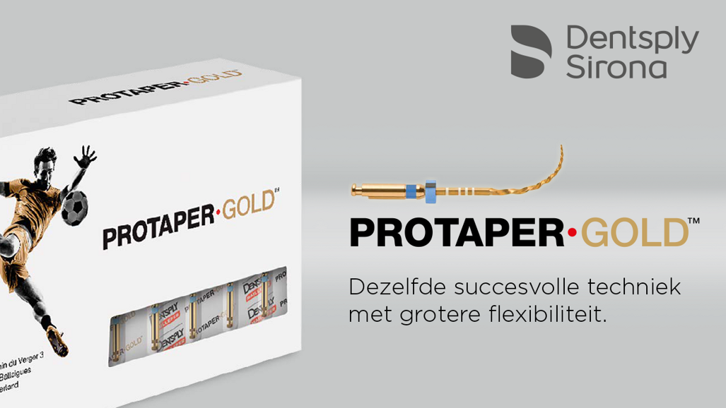 Protaper Gold™  vervangt Protaper® Universal