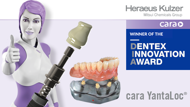 cara YantaLoc bekroond tot winnaar tijdens de Dentex Innovation Awards