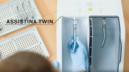 A-dec – Meet the Assistina Twin: Handpiece Maintenance in Just 10 seconds