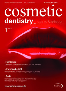 cosmetic dentistry Germany No. 1, 2015