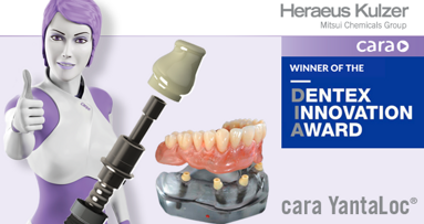 cara YantaLoc bekroond tot winnaar tijdens de Dentex Innovation Awards