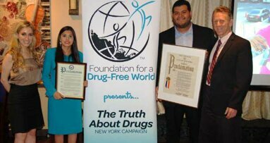 New York officials recognize non-profit for fighting drug abuse